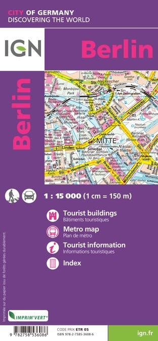 Plan détaillé - Berlin | IGN plan de ville IGN