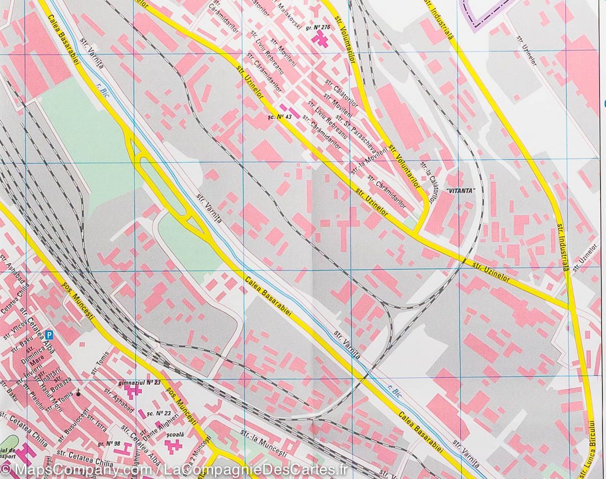 Plan détaillé - Chisinau (Moldavie) | Freytag & Berndt plan de ville Freytag & Berndt