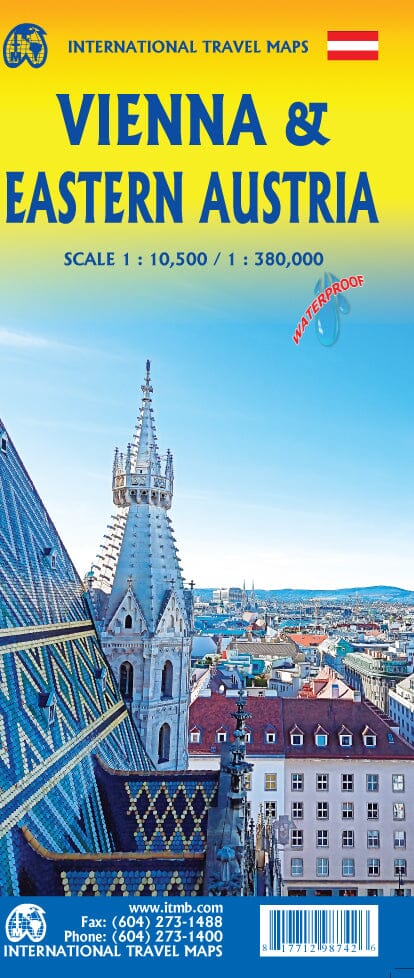 Plan détaillé de Vienne & carte de l'Autriche orientale | ITM plan de ville ITM