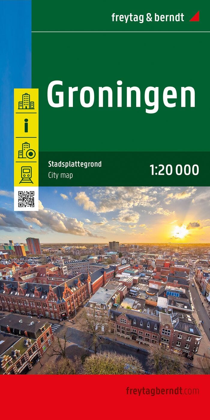 Plan détaillé - Groningen | Freytag & Berndt carte pliée Freytag & Berndt 