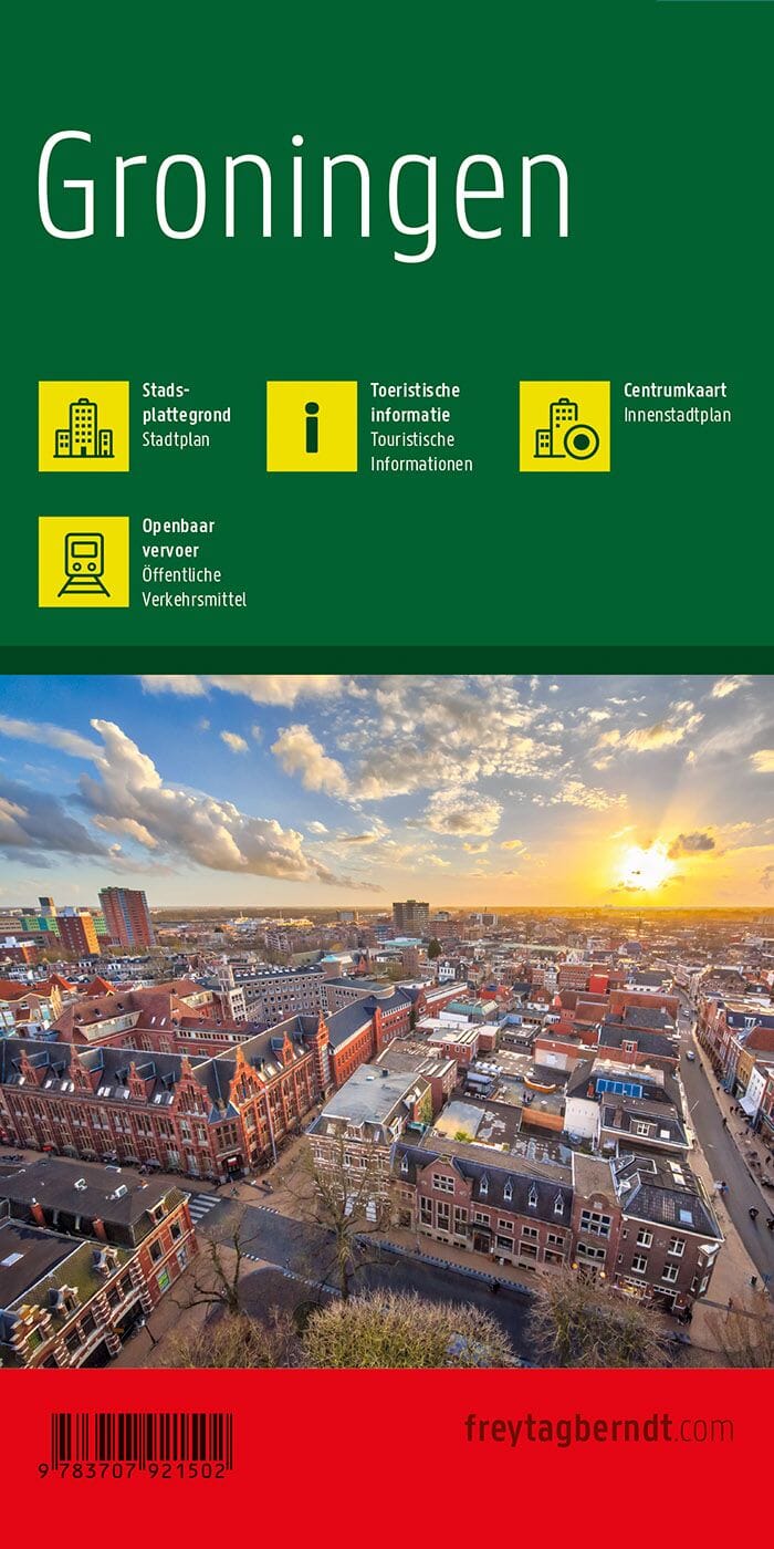 Plan détaillé - Groningen | Freytag & Berndt plan de ville Freytag & Berndt