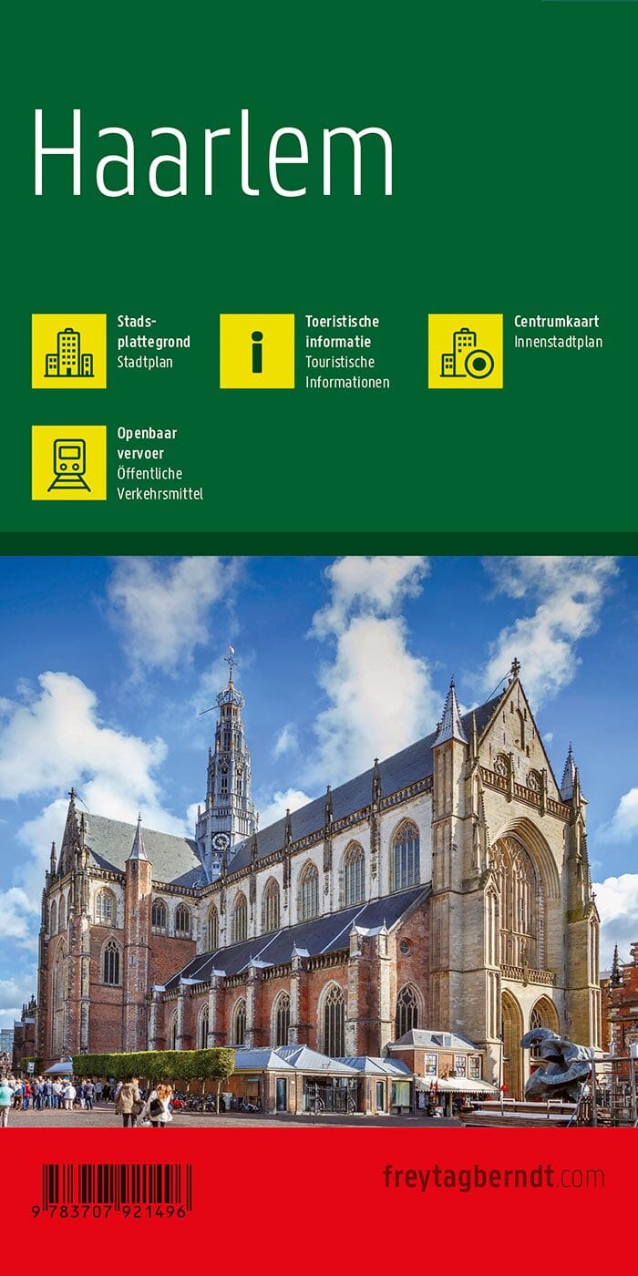 Plan détaillé - Haarlem | Freytag & Berndt carte pliée Freytag & Berndt 