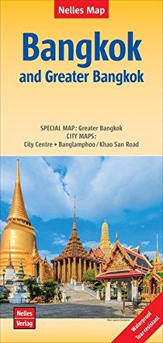 Plan détaillé imperméable - Bangkok & environs | Nelles Map carte pliée Nelles Verlag 