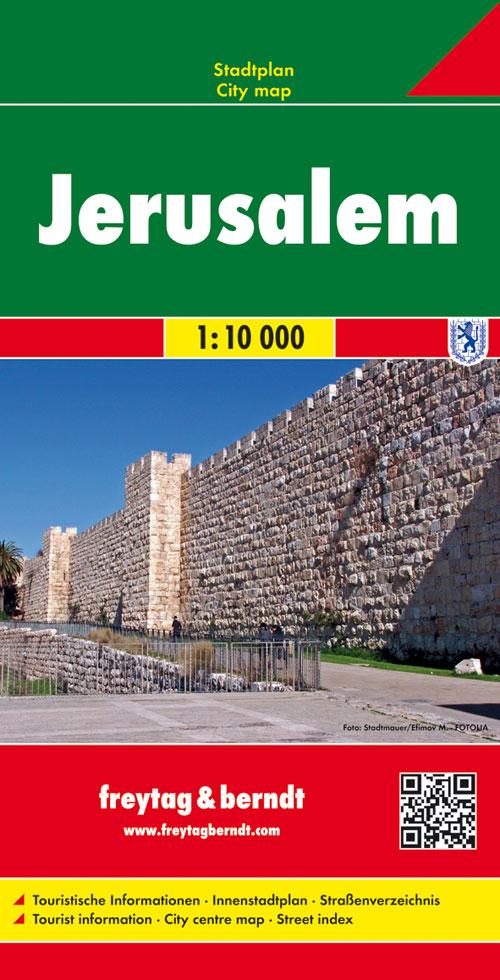 Plan détaillé - Jerusalem | Freytag & Berndt plan de ville Freytag & Berndt Default Title