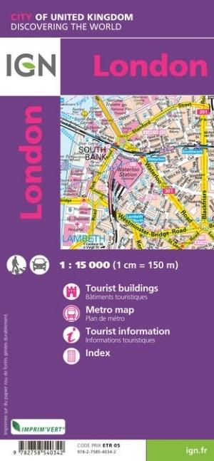 Plan détaillé - Londres | IGN plan de ville IGN