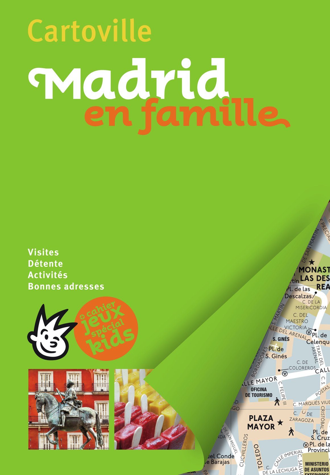 Guide de voyage de poche - Madrid en famille | Cartoville guide de voyage Gallimard Default Title