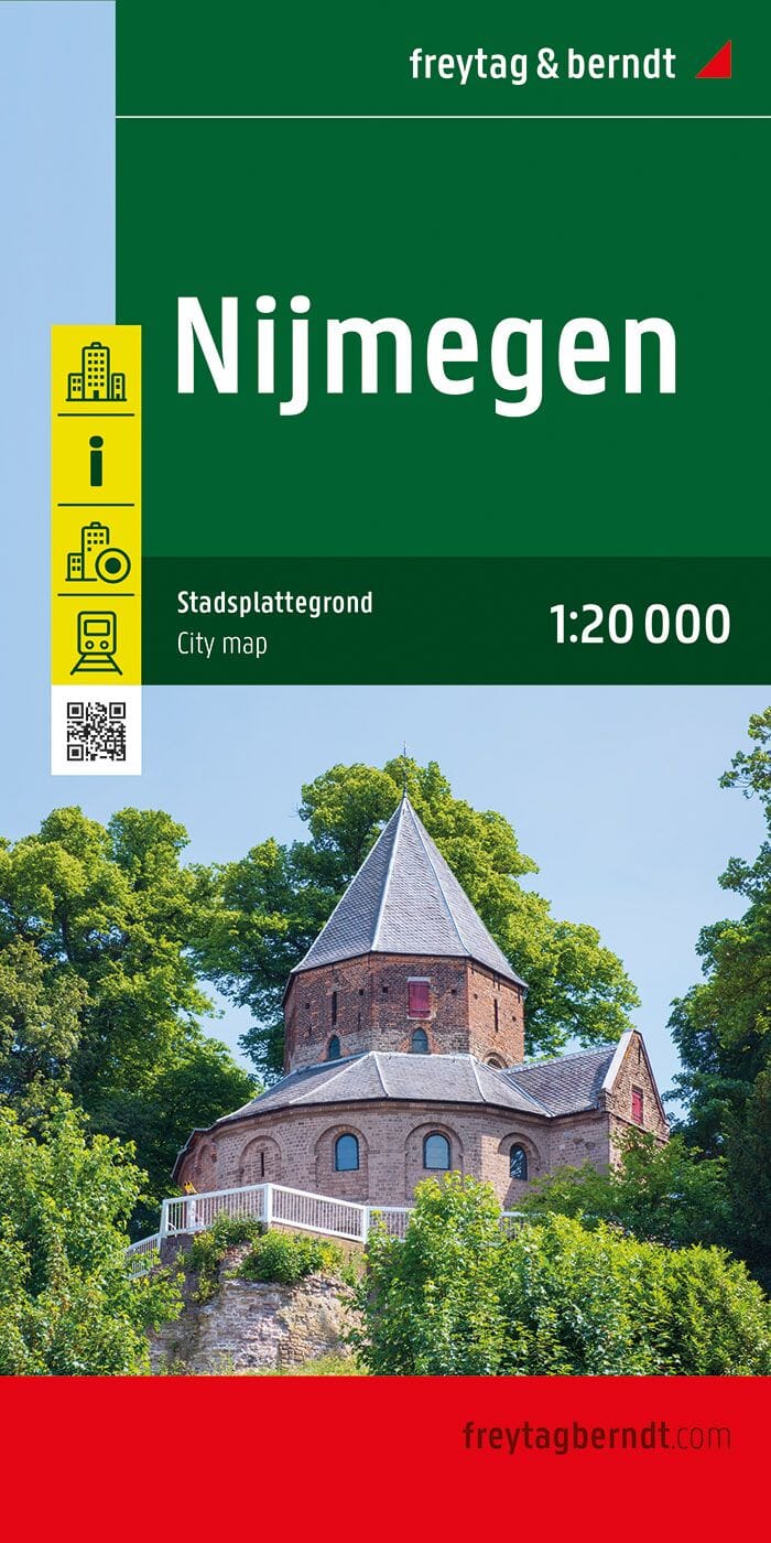 Plan détaillé - Nijmegen | Freytag & Berndt carte pliée Freytag & Berndt 