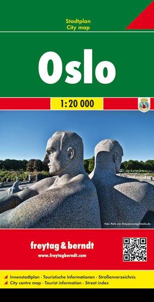Plan détaillé - Oslo (Norvège) | Freytag & Berndt carte pliée Freytag & Berndt 
