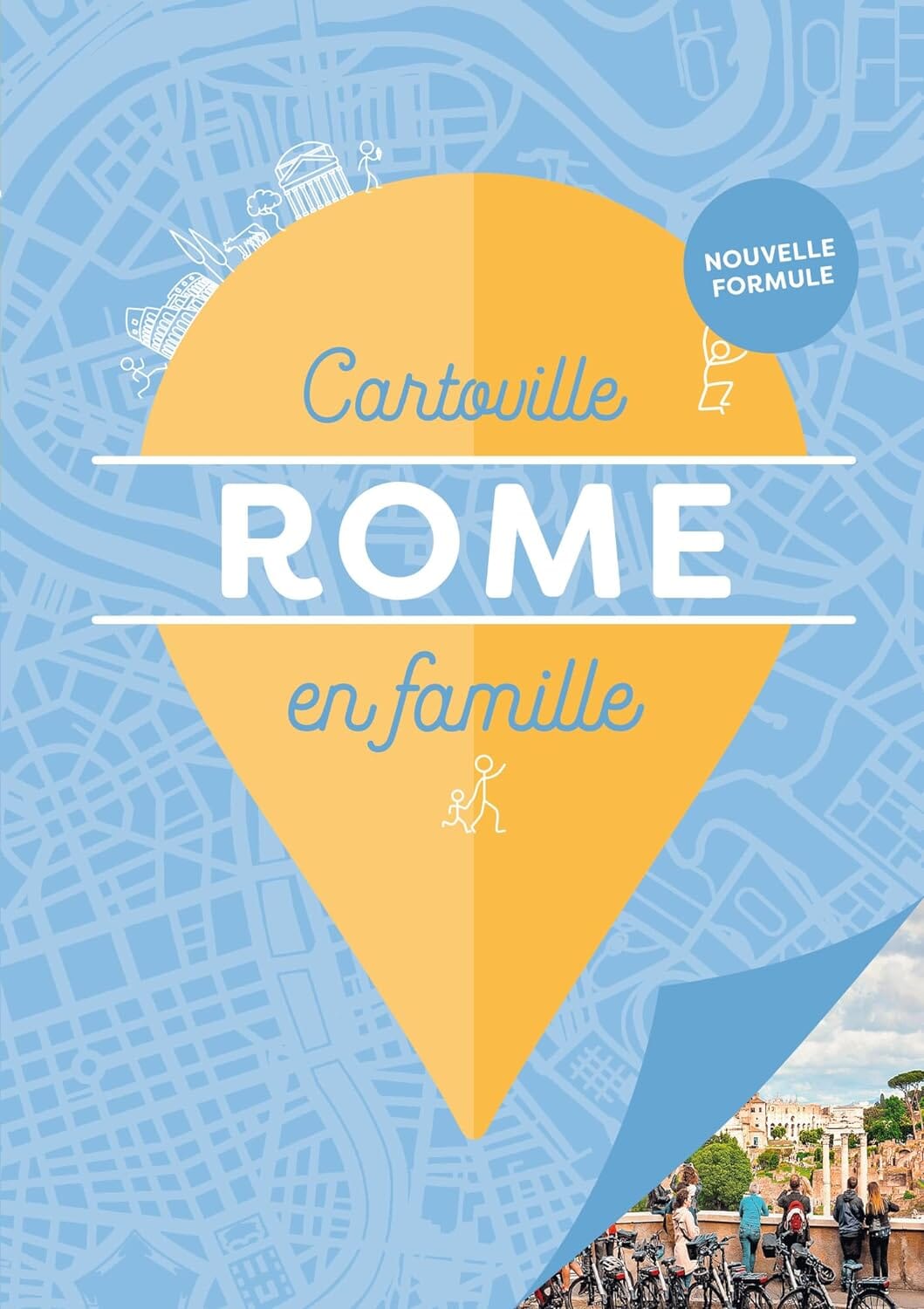 Guide de voyage de poche- Rome en famille | Cartoville guide de voyage Gallimard
