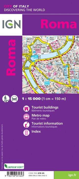 Plan détaillé - Rome | IGN plan de ville IGN