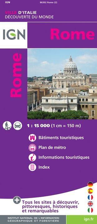 Plan détaillé - Rome | IGN plan de ville IGN