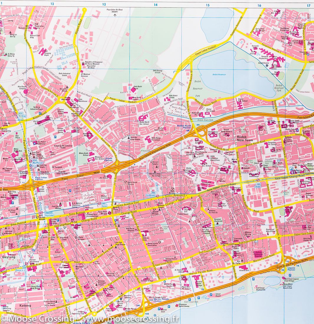 Plan détaillé - Singapour | Freytag & Berndt plan de ville Freytag & Berndt