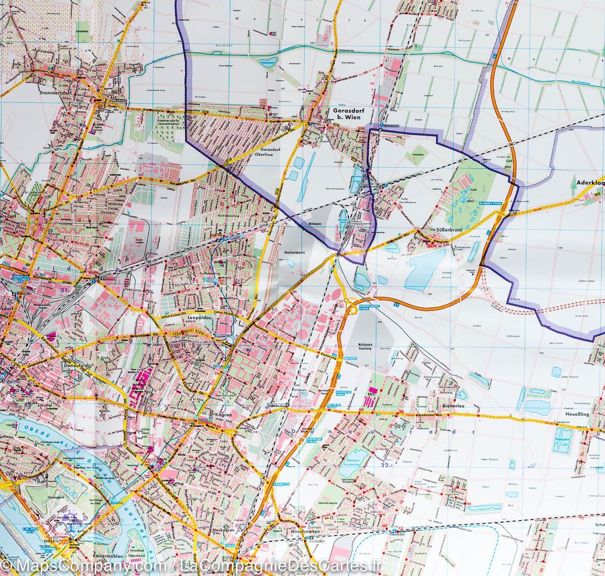 Plan détaillé - Vienne (Autriche) | Freytag & Berndt plan de ville Freytag & Berndt
