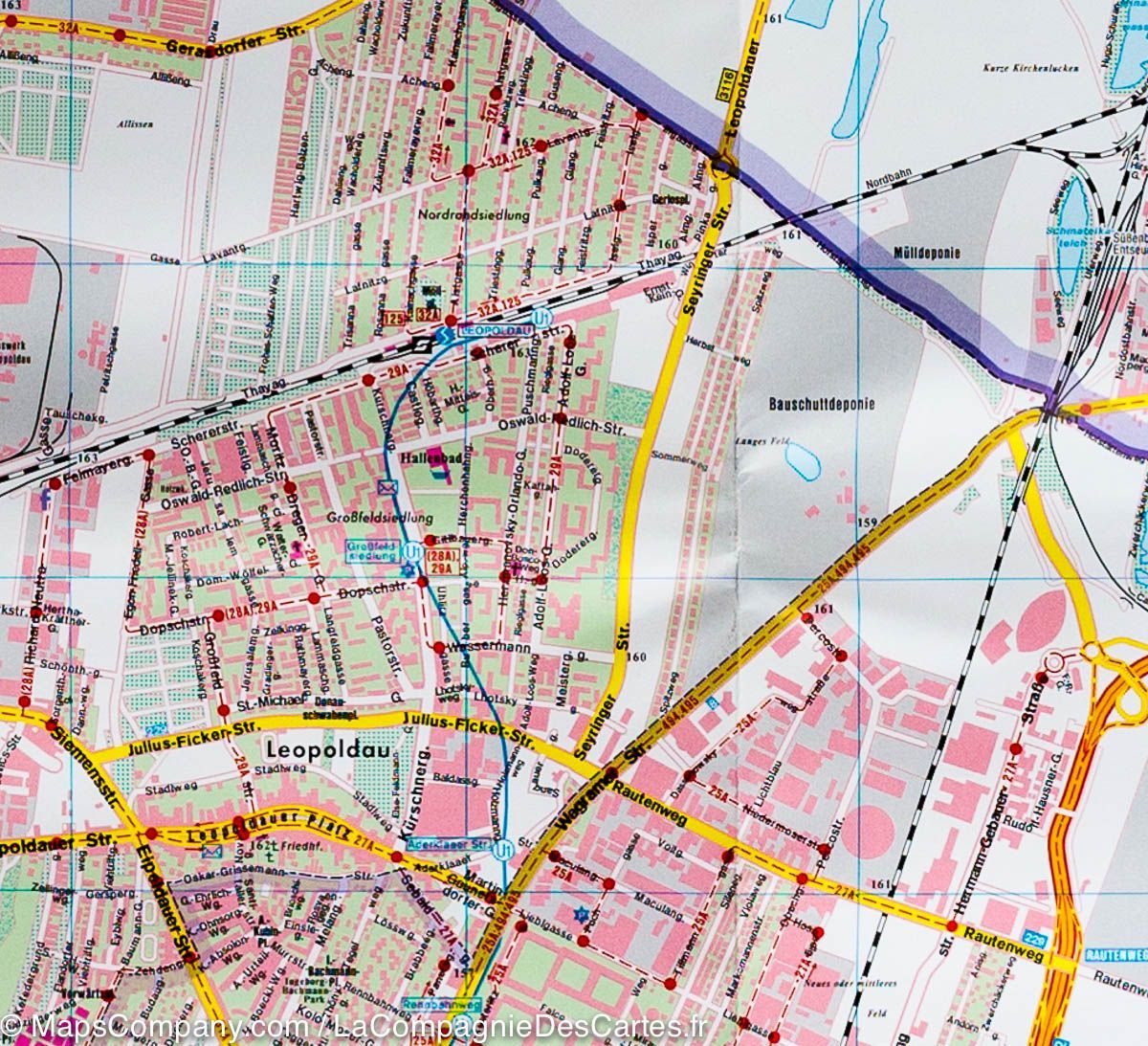 Plan détaillé - Vienne (Autriche) | Freytag & Berndt plan de ville Freytag & Berndt