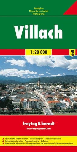 Plan détaillé - Villach (Carinthie, Autriche) | Freytag & Berndt plan de ville Freytag & Berndt Default Title