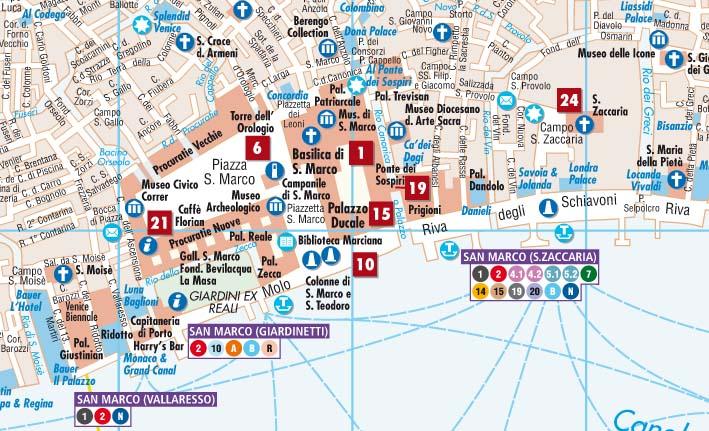 Plan plastifié - Venise | Borch Maps plan de ville Borch Maps