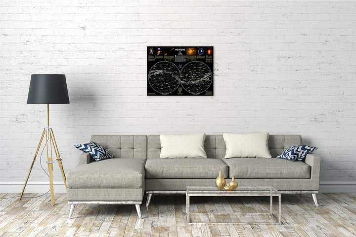 Poster (en anglais) - Etoiles - 78 x 58 cm | National Geographic carte murale petit tube National Geographic 