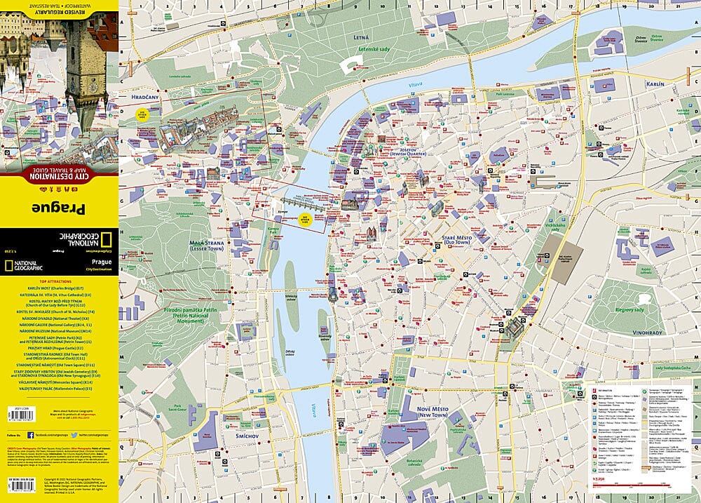 Prague - République Tchèque DestinationMap | National Geographic Maps carte pliée National Geographic 