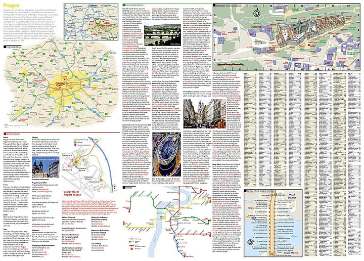Prague - République Tchèque DestinationMap | National Geographic Maps carte pliée National Geographic 
