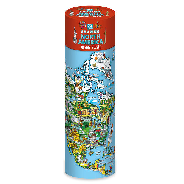 Puzzle (250 pièces) - Amazing North America (en anglais) | Robert Frederick puzzle Robert Frederick 