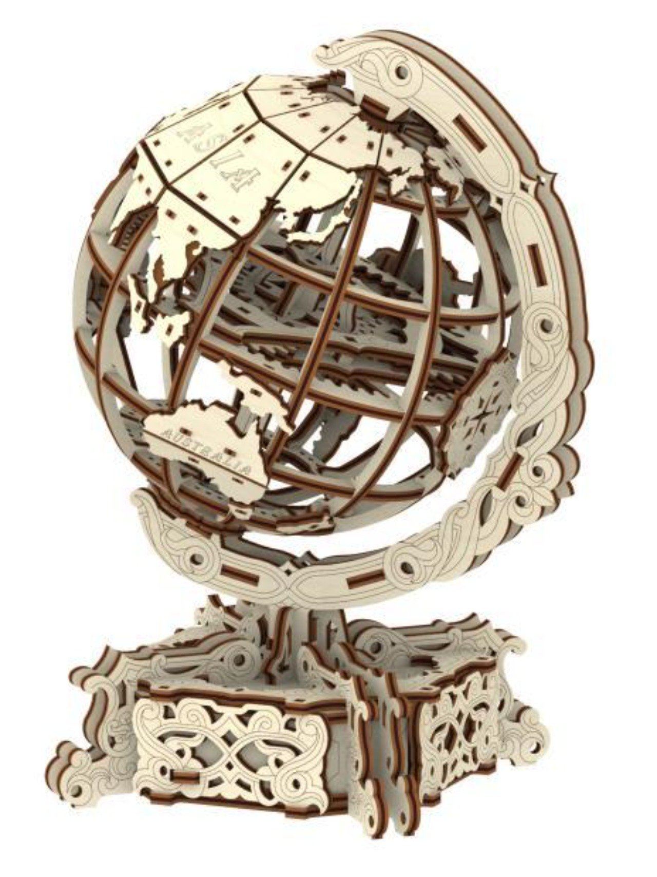 Puzzle en bois et en 3 D - Globe | Wooden City puzzle Wooden City 