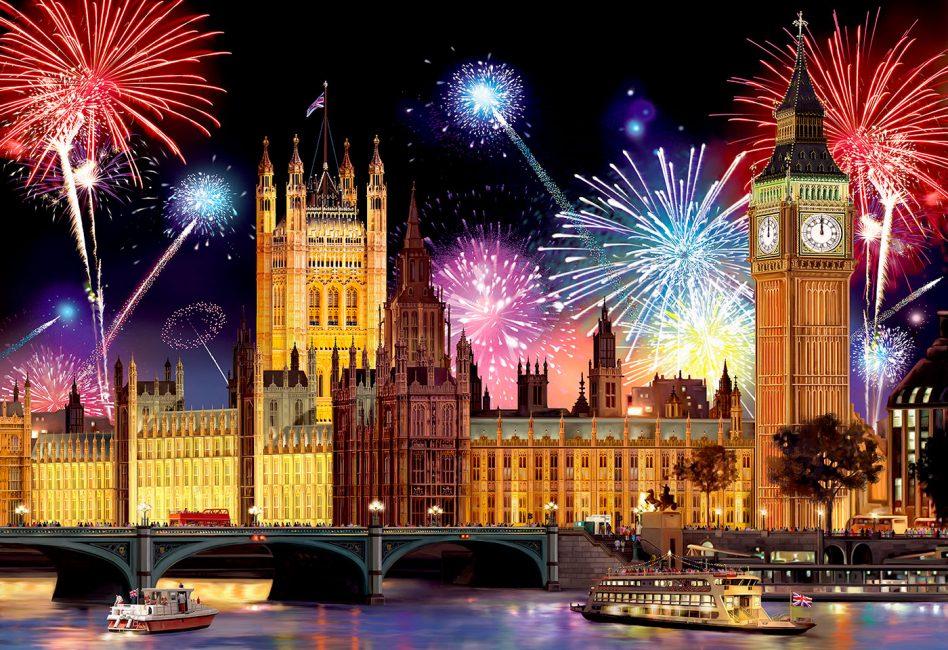 Puzzle en bois - Londres la nuit - 300 pièces | Wooden City puzzle Wooden City 