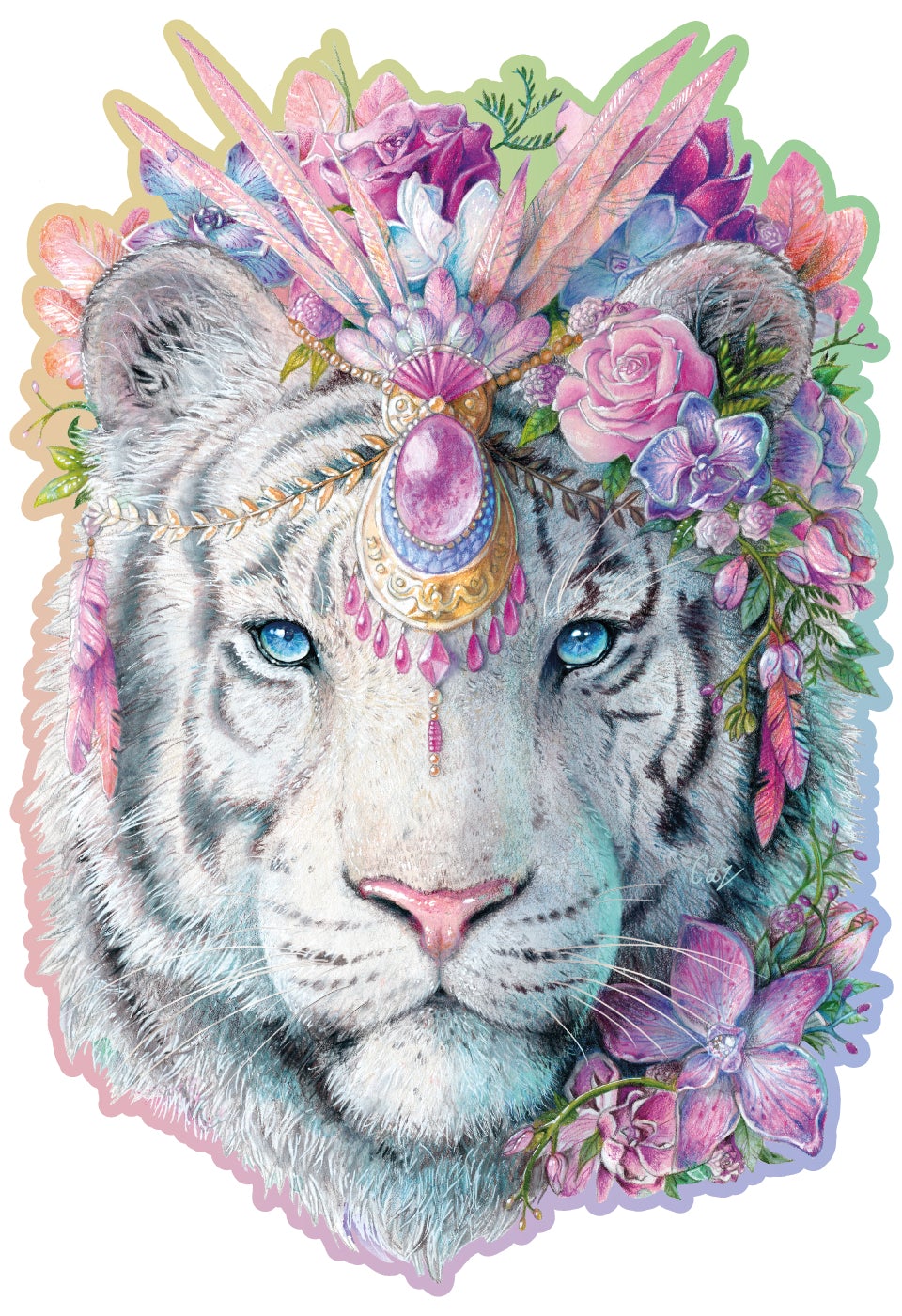 Puzzle en bois - Tigre - 250 pièces | Wooden City puzzle Wooden City 