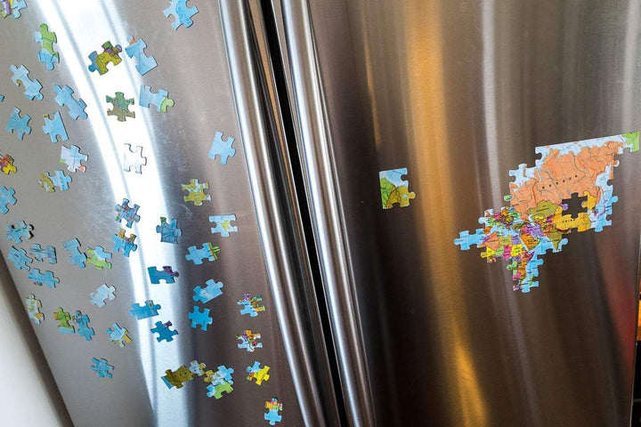 Puzzle magnétique du monde (en anglais) - 100 pièces | Maps International puzzle Maps International 