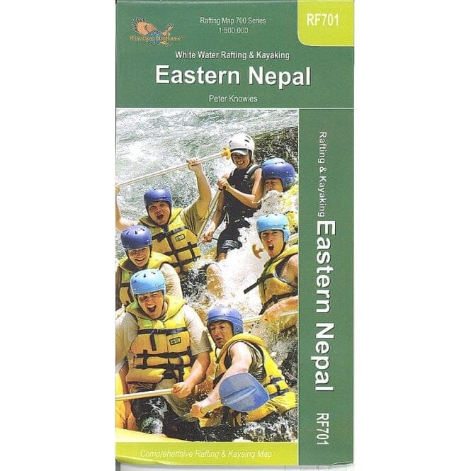 Carte de rafting - Rafting en eau vive et kayak dans l'est du Népal (RF701) | Himalayan MapHouse carte de randonnée Himalayan MapHouse