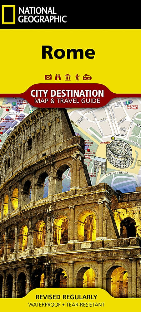Rome - Carte de destination de l'Italie | National Geographic Maps carte pliée National Geographic 