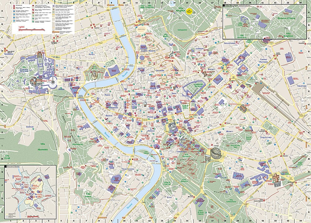 Rome - Carte de destination de l'Italie | National Geographic Maps carte pliée National Geographic 