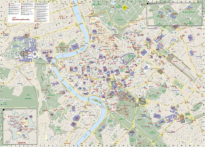 Rome - Carte de destination de l'Italie | National Geographic Maps carte pliée National Geographic 