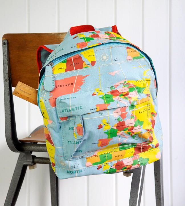 Sac à dos pour enfants - décor "World map" | Rex International accessoire Rex International