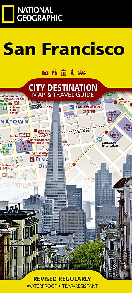 San Francisco (California) DestinationMap | National Geographic plan de ville National Geographic