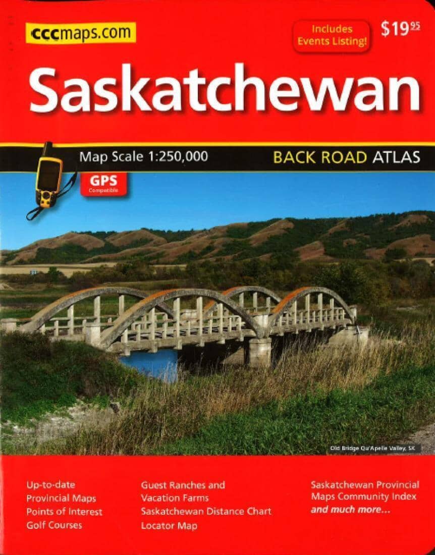 Saskatchewan Back Road Atlas | Canadian Cartographics Corporation atlas Canadian Cartographics Corporation
