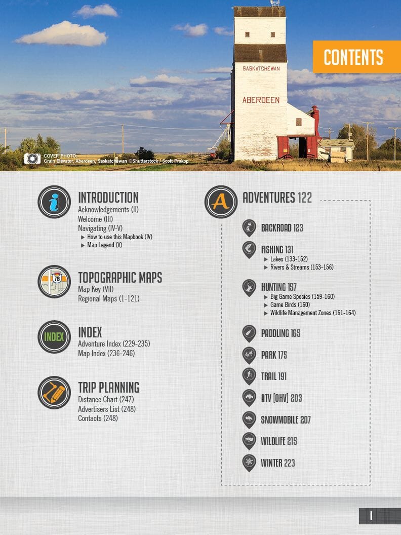 Saskatchewan MapBook | Backroads Mapbooks atlas Backroads Mapbooks 