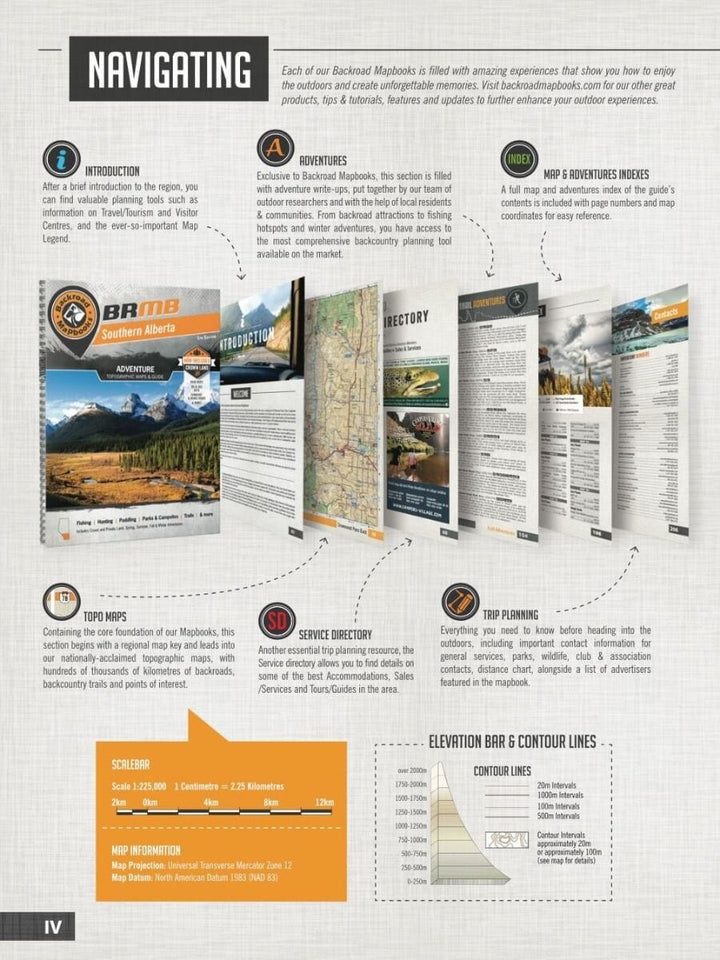 Southern Alberta mapbook | Backroads Mapbooks atlas Backroads Mapbooks 