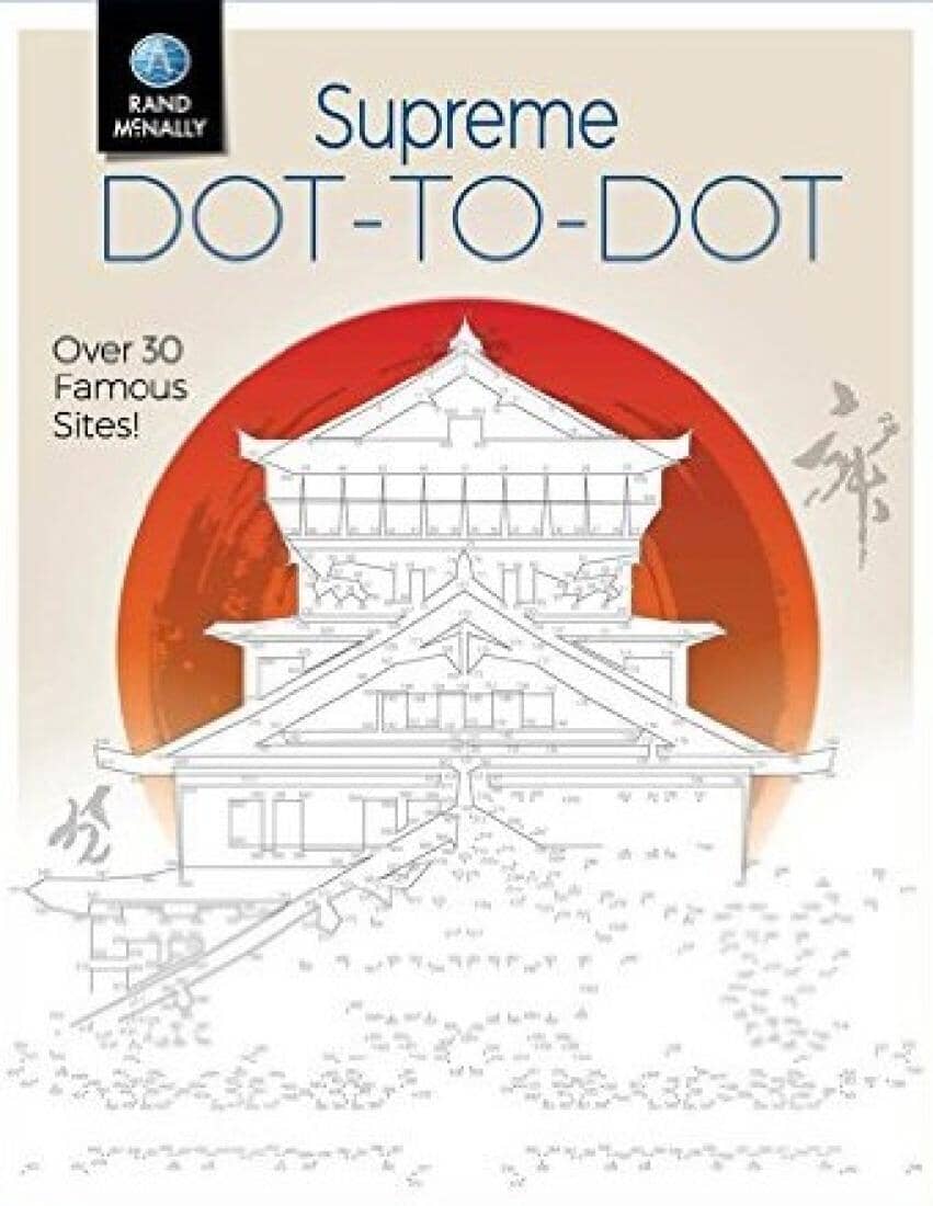 Supreme Dot-to-Dot Coloring by Rand McNally
