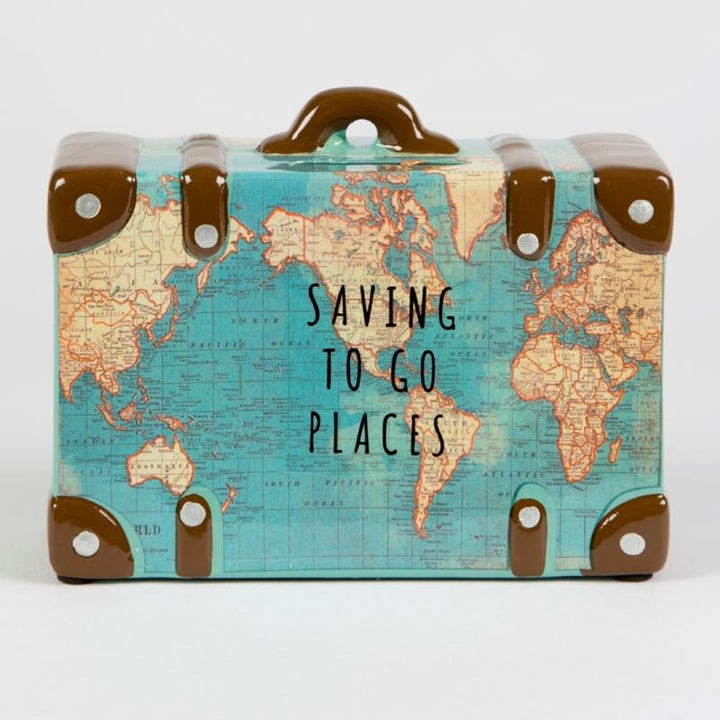 Tirelire style vintage - Design "Autour du Monde" | Sass & Belle accessoire Sass & Belle 
