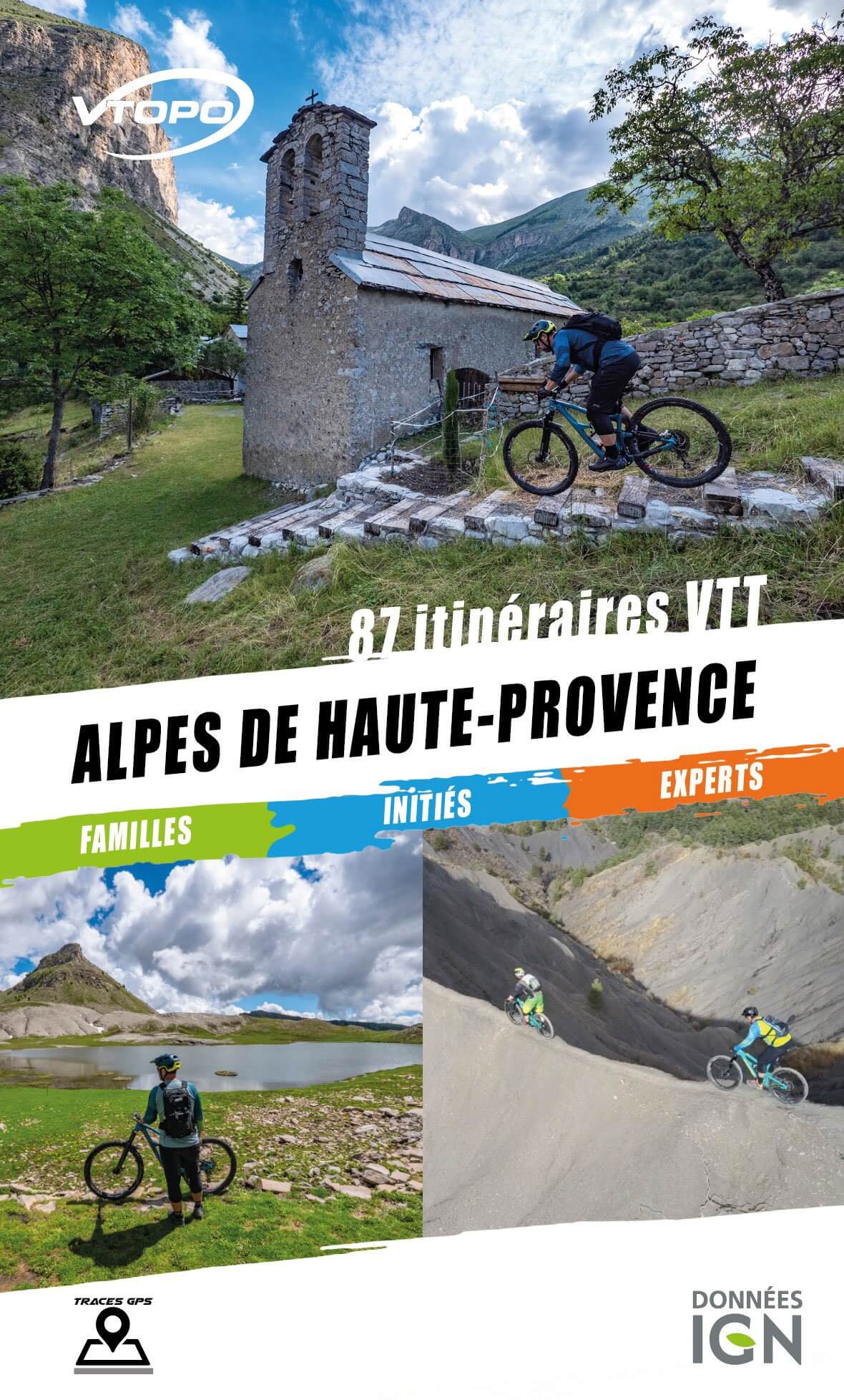Topoguide cyclo - Alpes de Haute-Provence : 87 itinéraires VTT | VTOPO guide cycliste VTOPO Default Title
