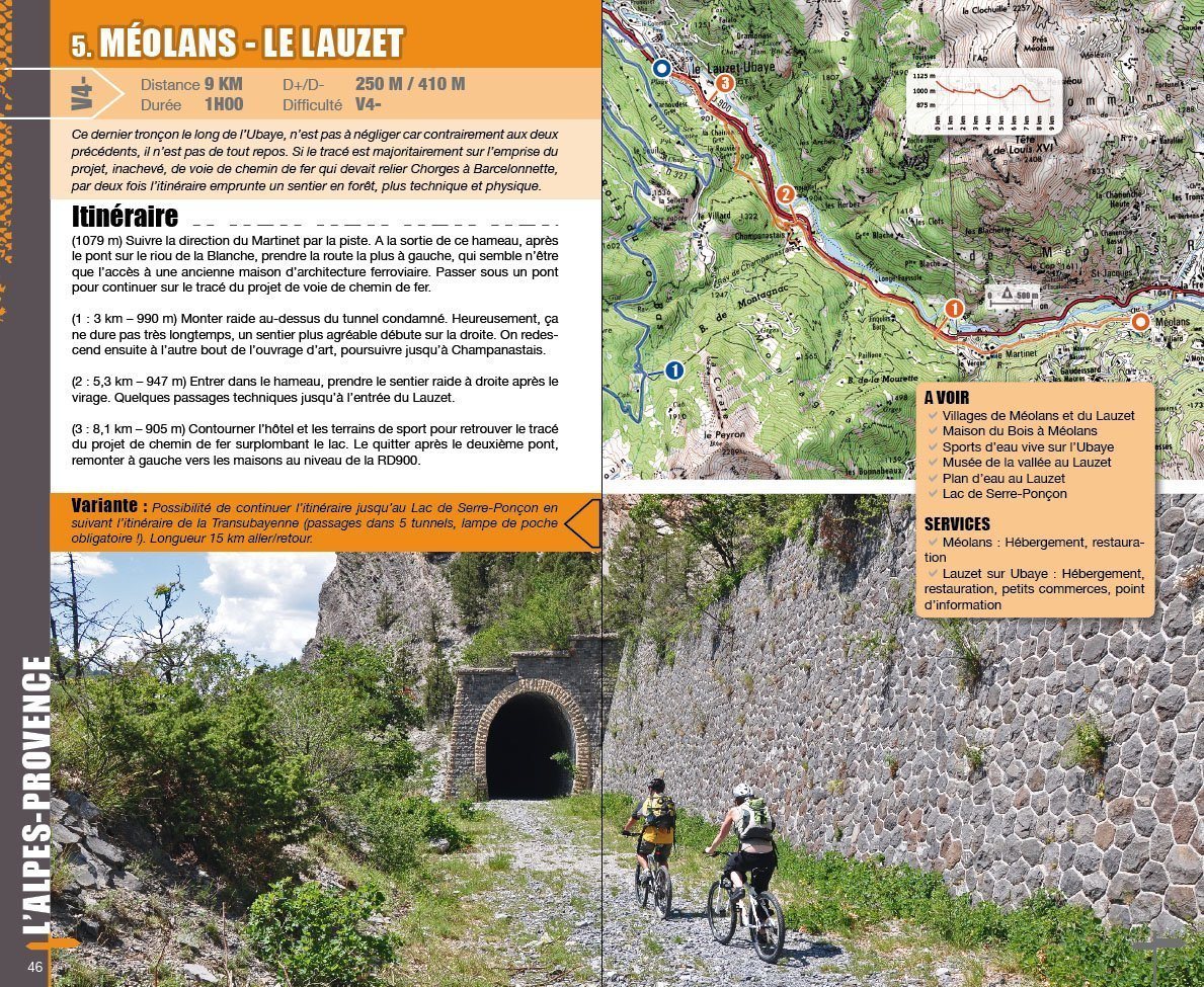 Topoguide cyclo - Alpes de Haute-Provence - Itinérance | VTOPO guide cycliste VTOPO