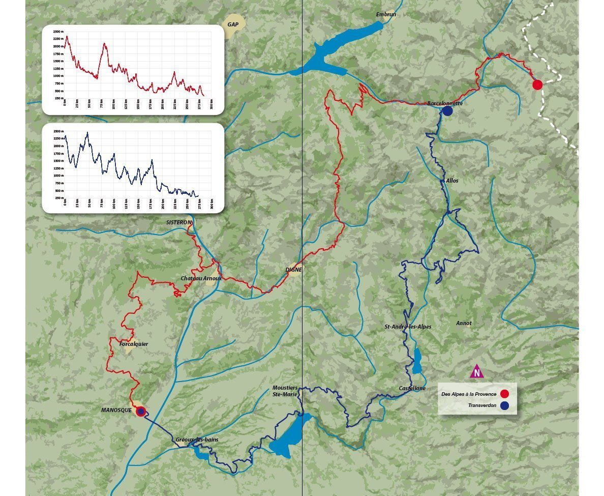 Topoguide cyclo - Alpes de Haute-Provence - Itinérance | VTOPO guide cycliste VTOPO