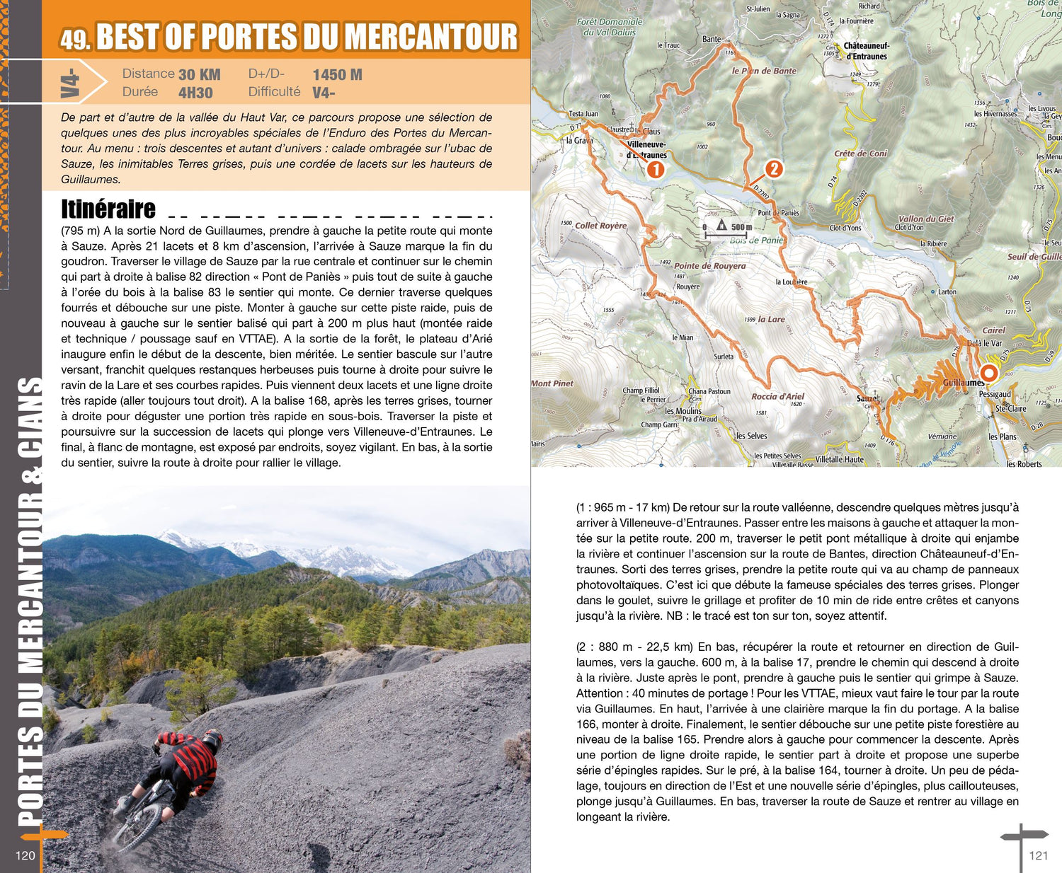 Topoguide cyclo - Alpes-Maritimes : 100 itinéraires VTT | VTOPO guide cycliste VTOPO