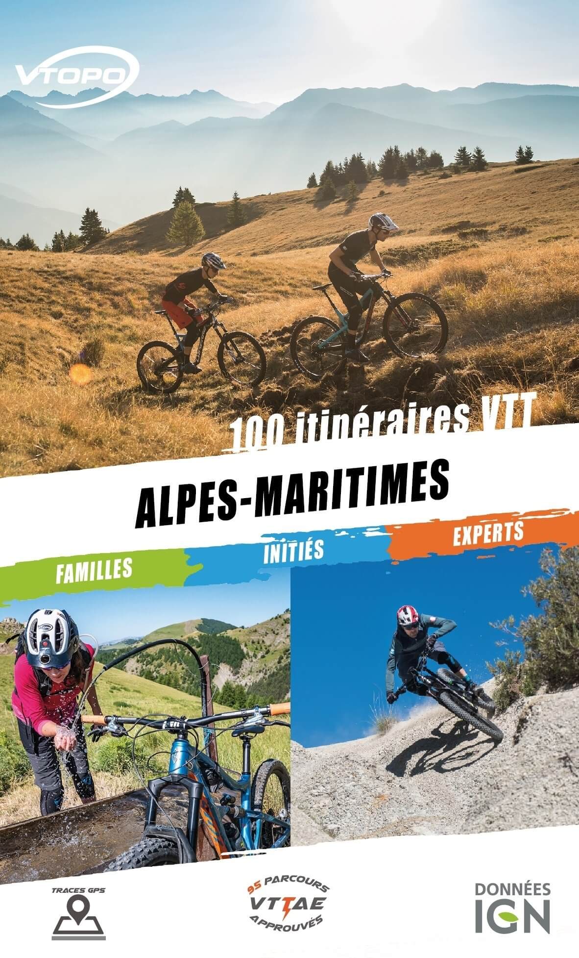 Topoguide cyclo - Alpes-Maritimes : 100 itinéraires VTT | VTOPO guide cycliste VTOPO Default Title