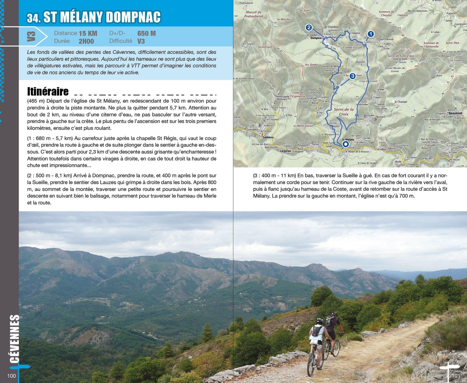Topoguide cyclo - Ardèche : 62 itinéraires VTT | VTOPO guide cycliste VTOPO