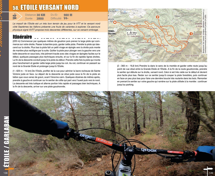 Topoguide cyclo - Bouches-du-Rhône : 88 itinéraires VTT | VTOPO guide vélo VTOPO 