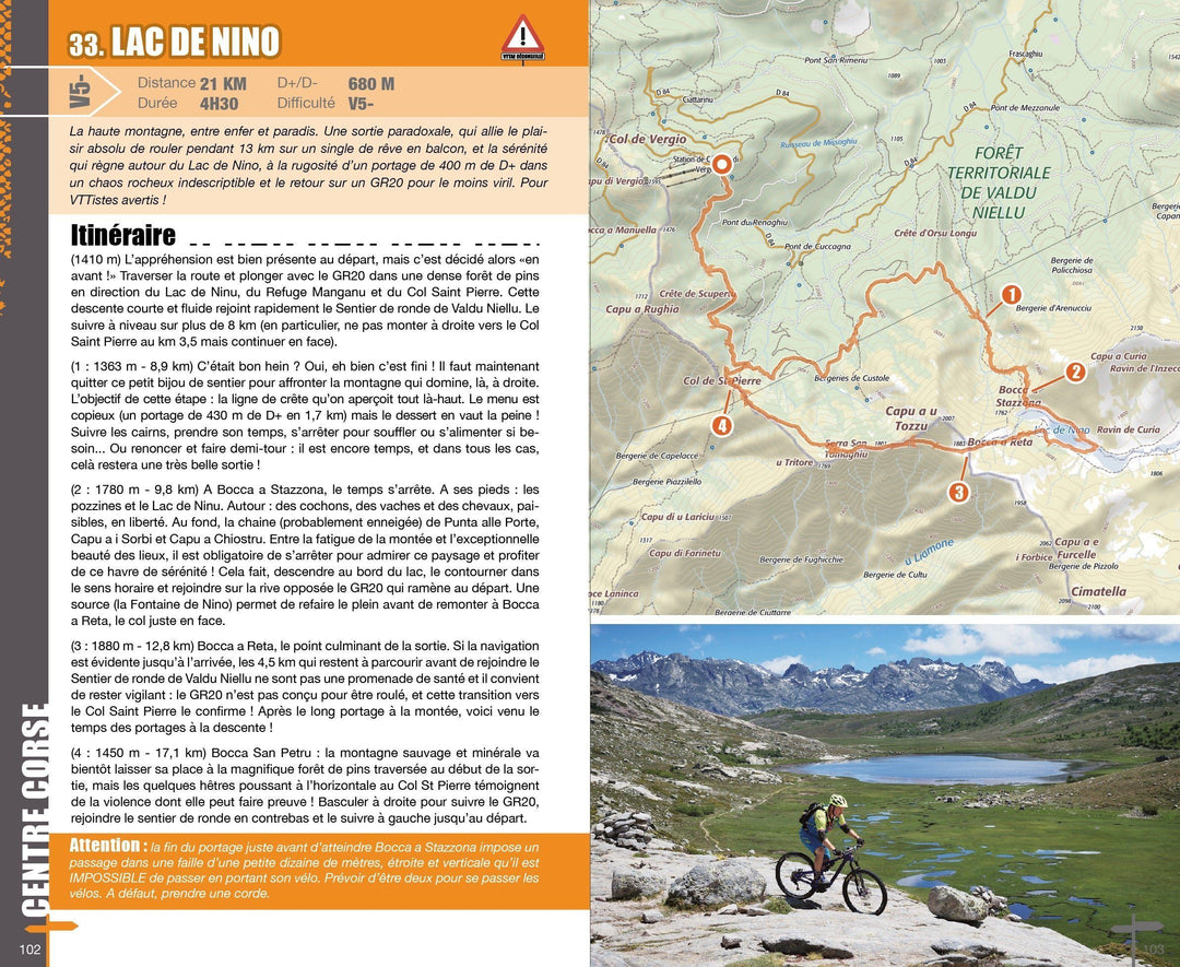 Topoguide cyclo - Corse : 50 itinéraires VTT | VTOPO guide vélo VTOPO 