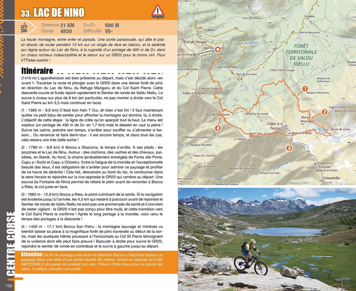 Topoguide cyclo - Corse : 50 itinéraires VTT | VTOPO guide vélo VTOPO 