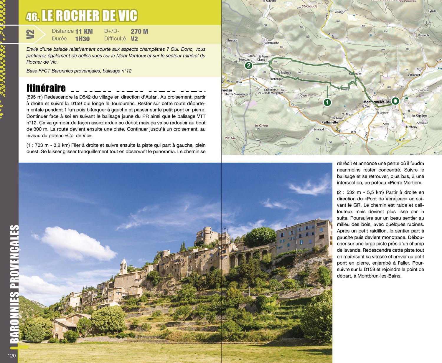 Topoguide cyclo - Drôme : 76 itinéraires VTT | VTOPO guide cycliste VTOPO