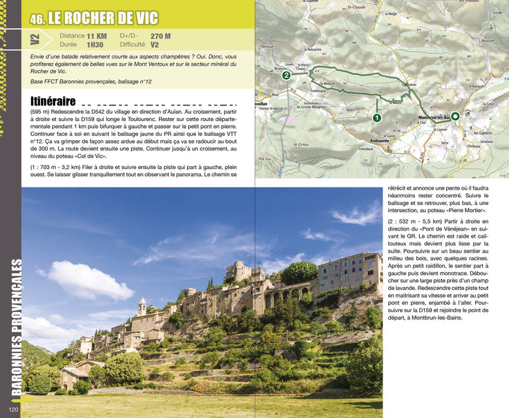 Topoguide cyclo - Drôme : 65 itinéraires VTT | VTOPO guide vélo VTOPO 